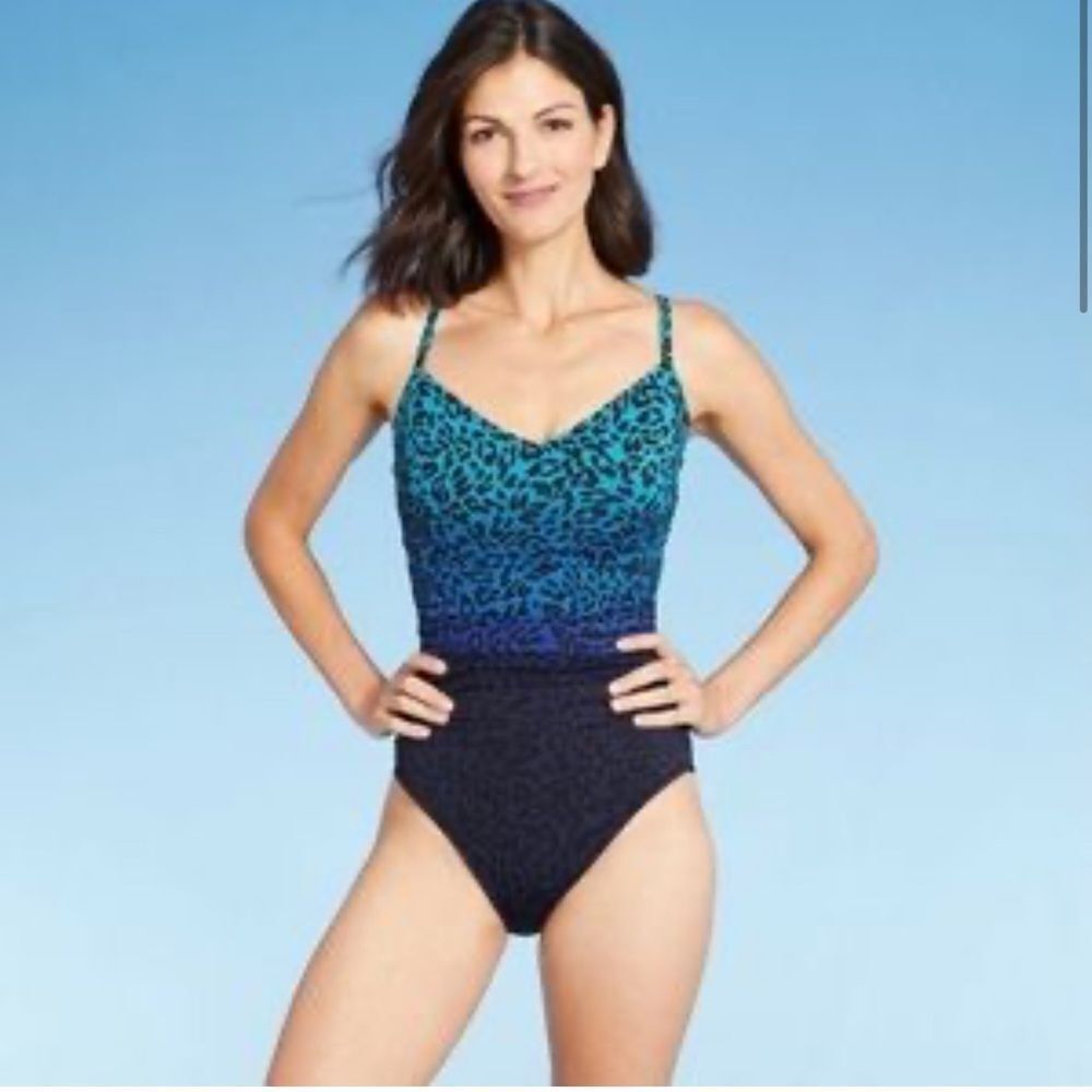NWOT Aqua Green Swimsuit one piece size S